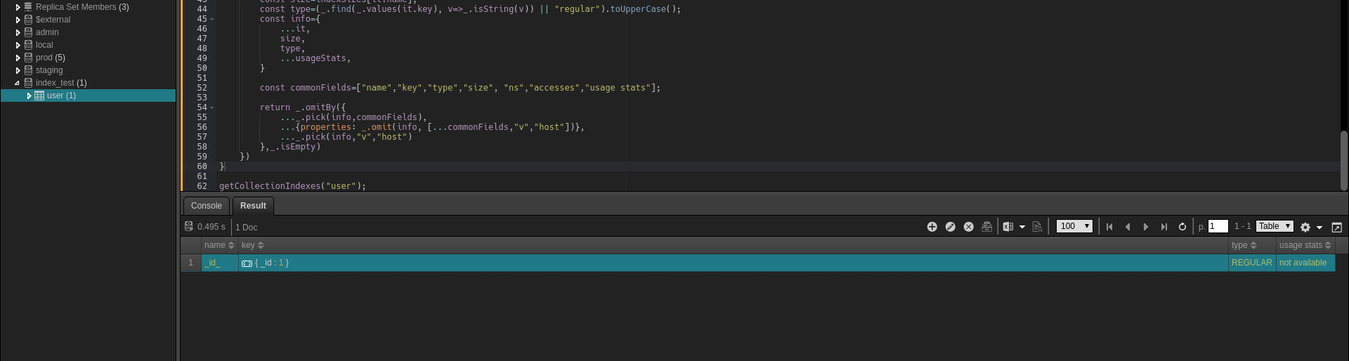 nosqlbooster_view_indexes
